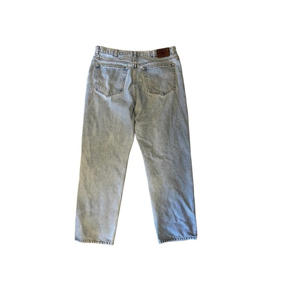 Vintage 90s Ralph Lauren Chaps Jeans Mens 38 x 30 Stone Wash Blue Denim - Picture 7 of 9